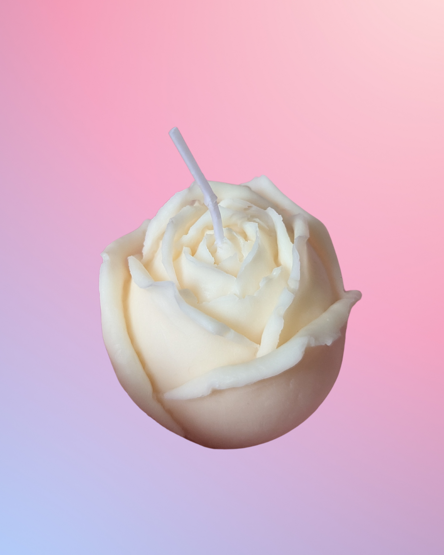 Rose Flower Sculpture Candle